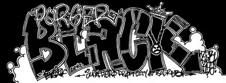 Purger Black – grafit naslov stripa